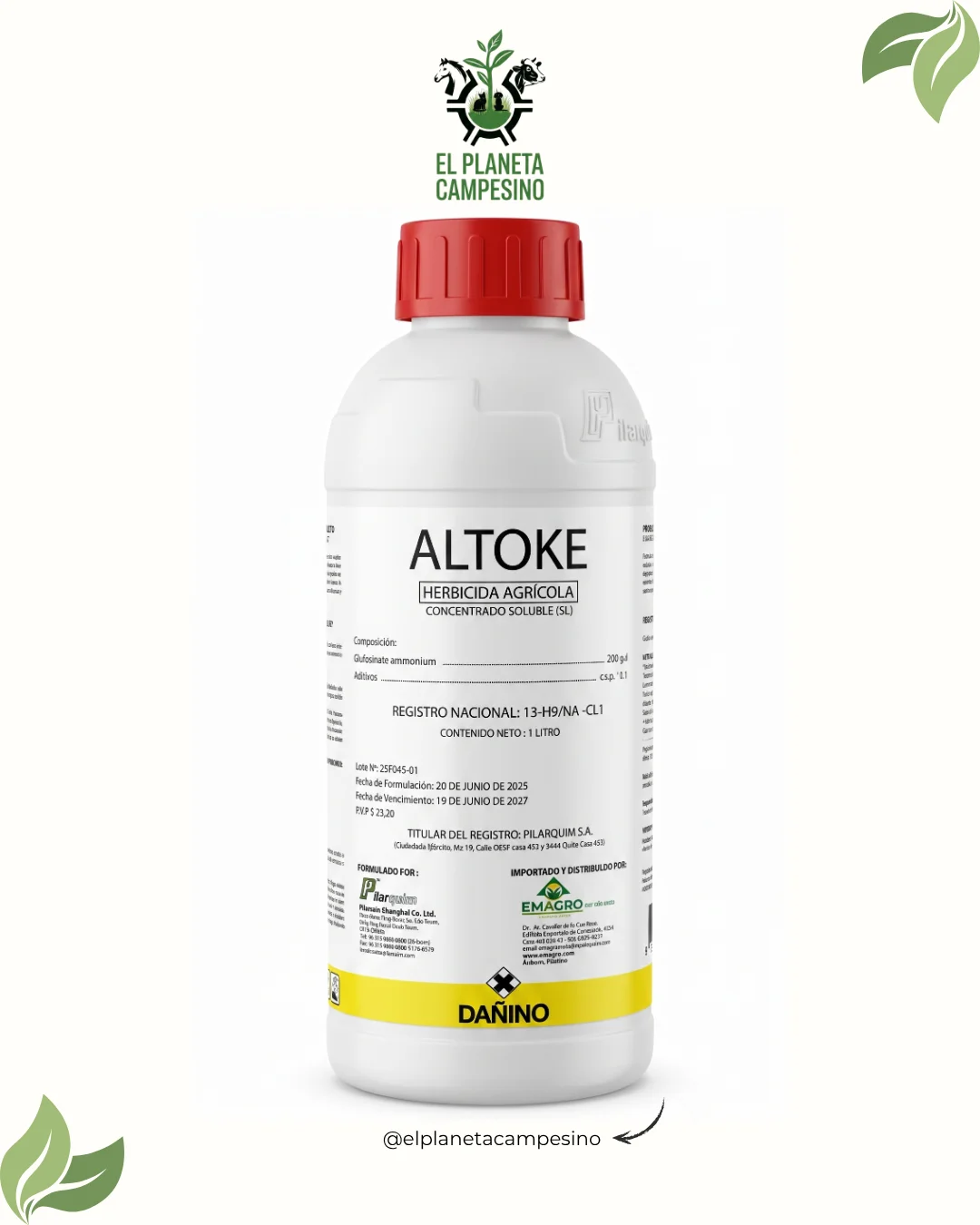 Herbicida Altoke (1 Litro)
