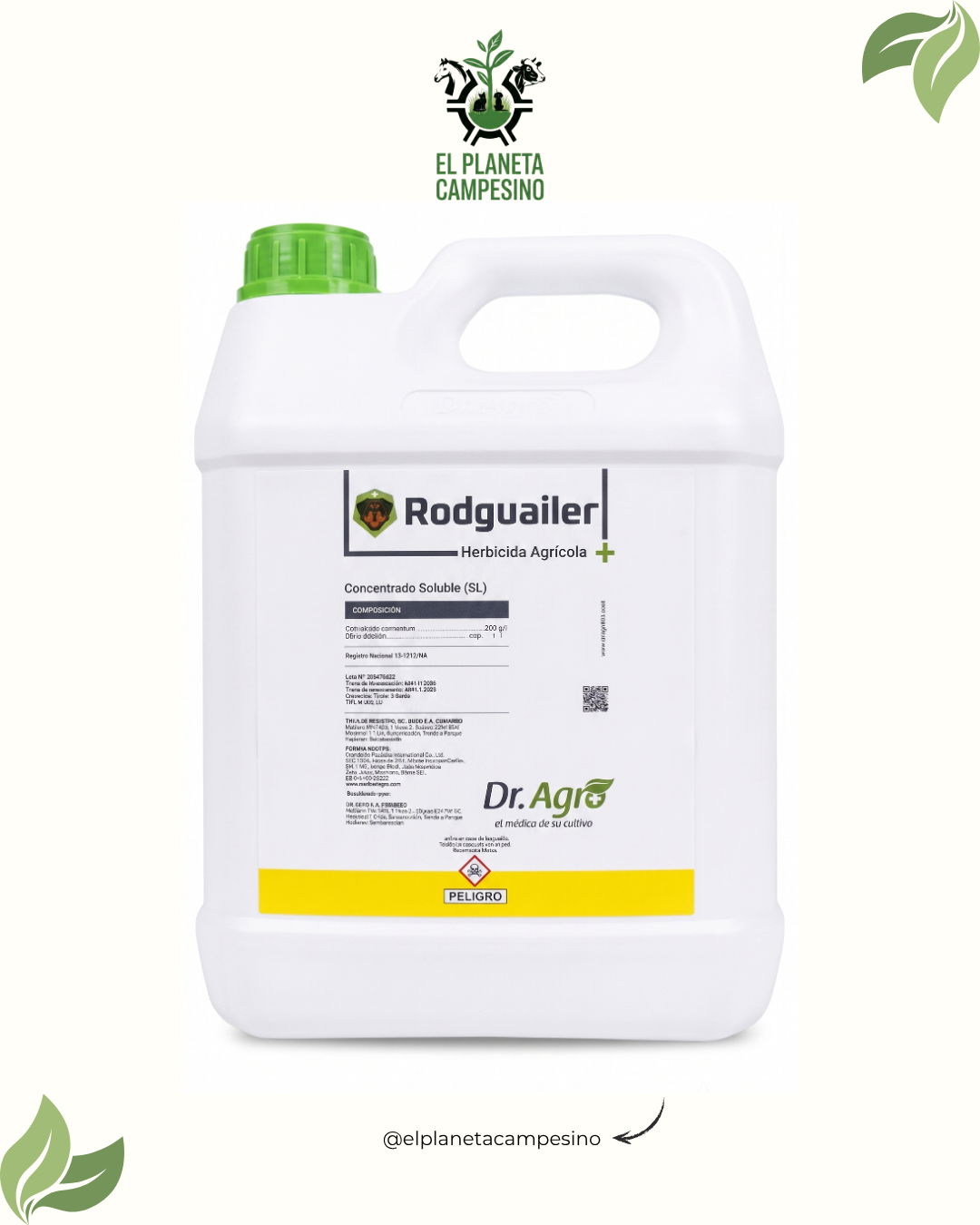 Herbicida Rodguailer (concentrado soluble)