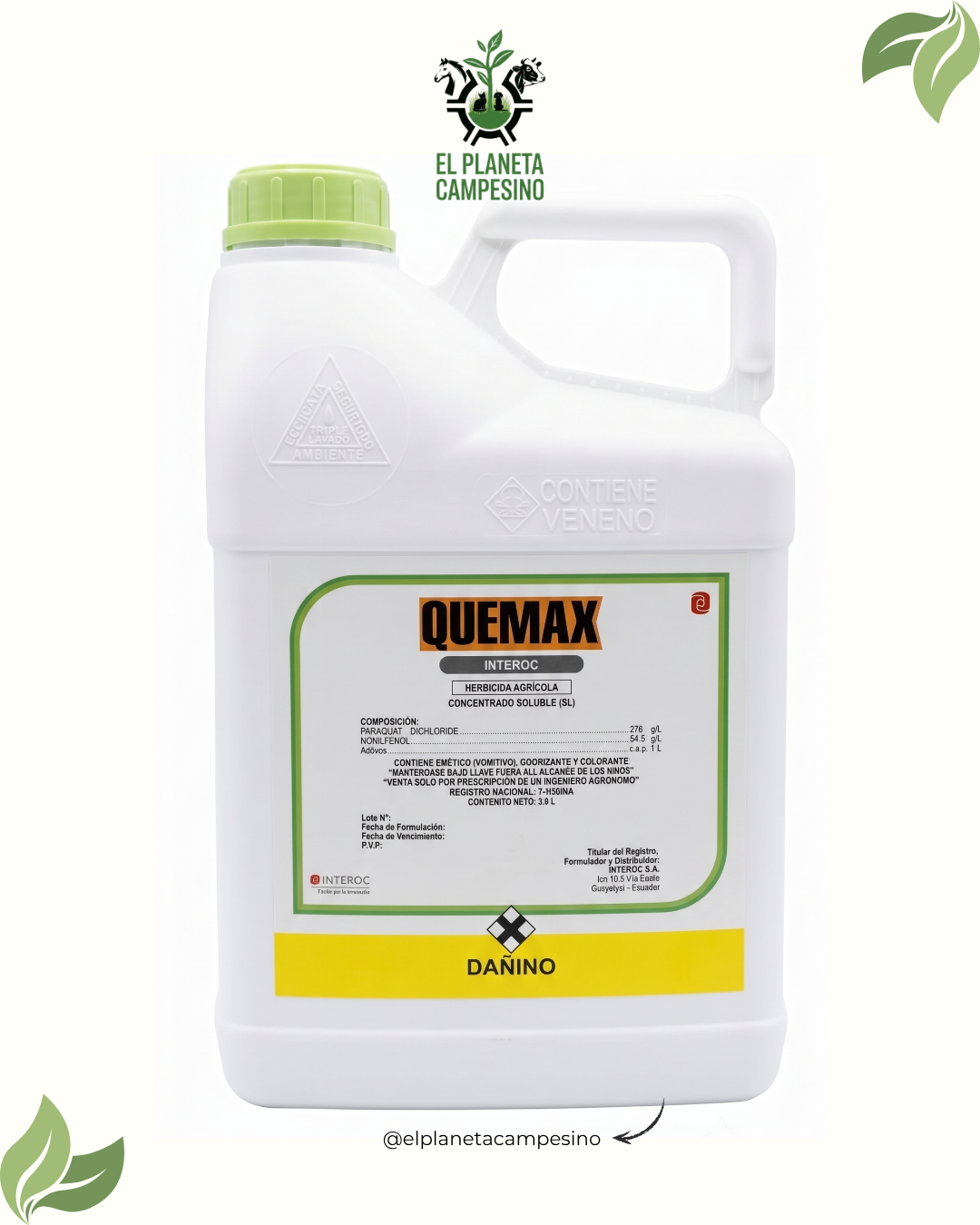 Herbicida Quemax (3.8L)
