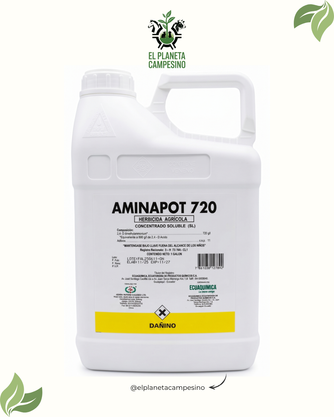 Herbicida Aminapot 720 (1 galón)