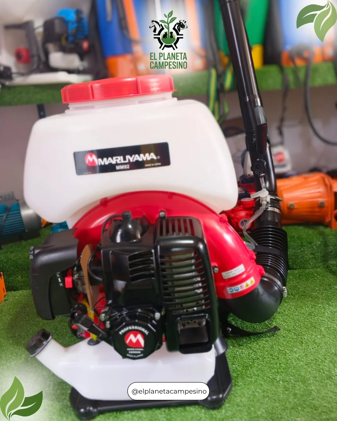 Motofumigadora de Espalda Maruyama MM92