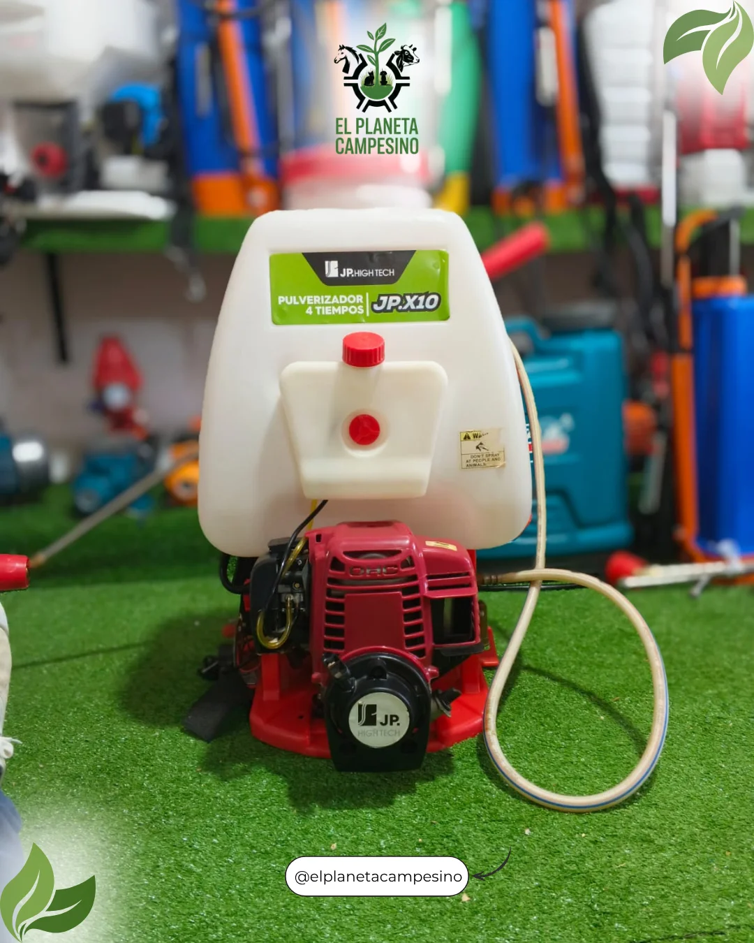 Motofumigadora 4 Tiempos JP.X10 varilla 25 LT