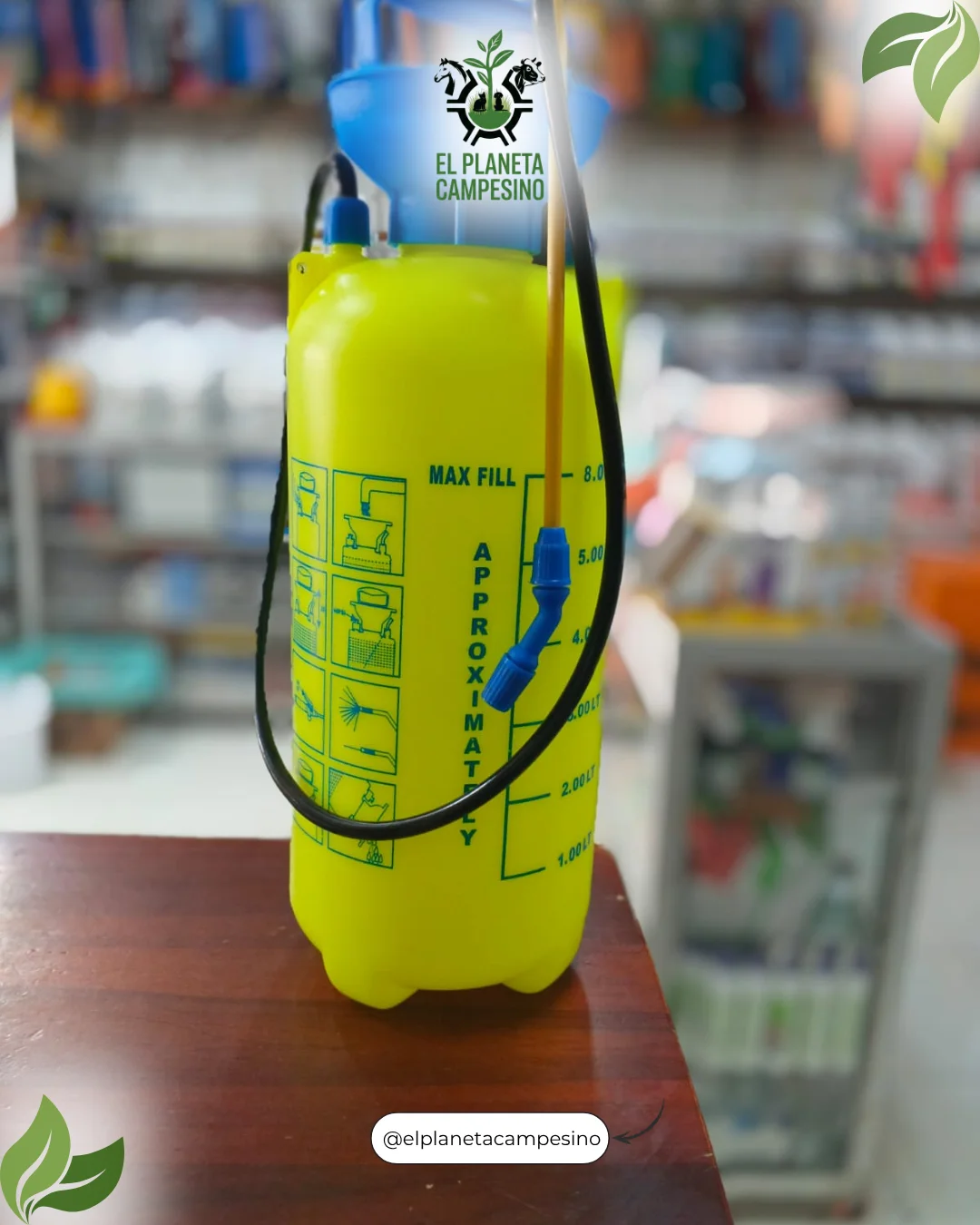 Bomba manual Azteca (8 Litros)